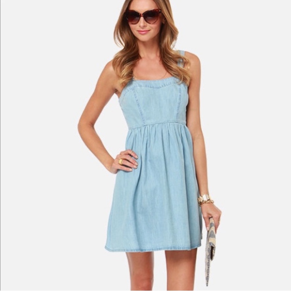 Jack by BB Dakota Sky Blue Dress